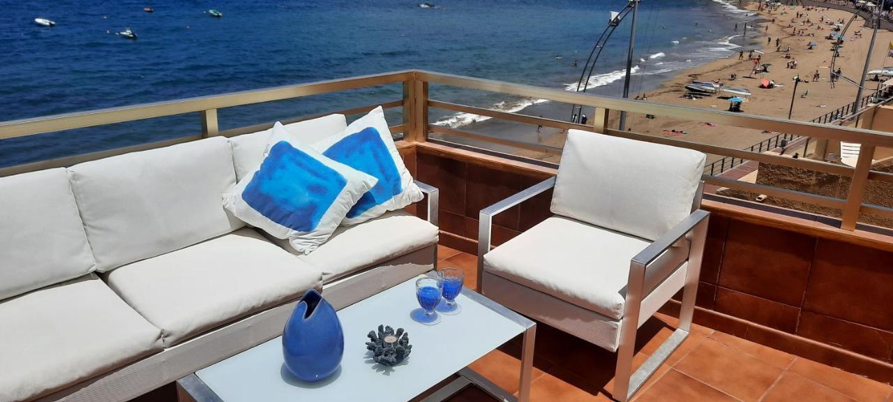 Isamaría Terraza Y Piscina En La Playa Las Palmas de Gran Canaria